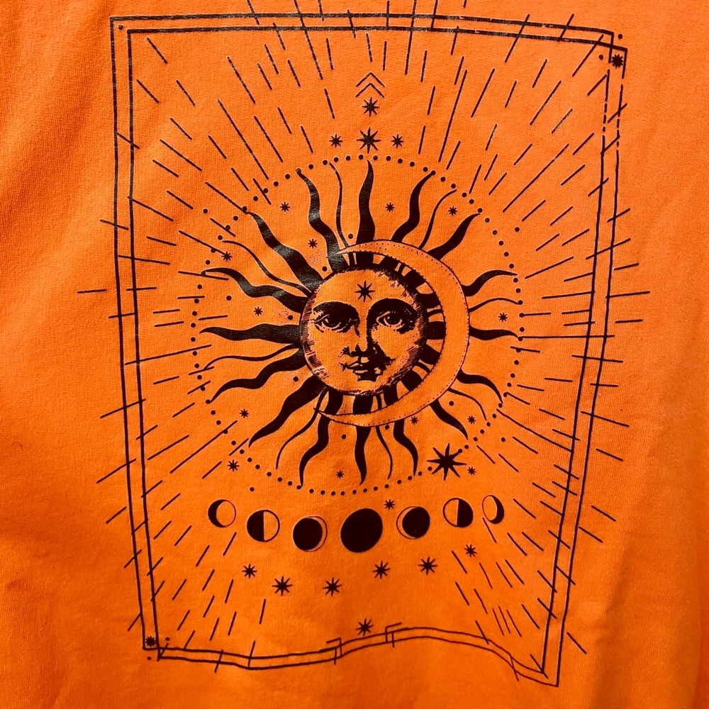 Sun and Moon Cotton Lightweight crewneck fall sweater - Picture 4 of 7